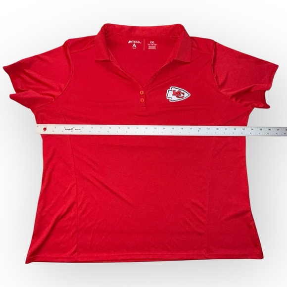 ANTIGUA Women's Kansas City Chiefs Red Tribute Polo XXL - Picture 7 of 14